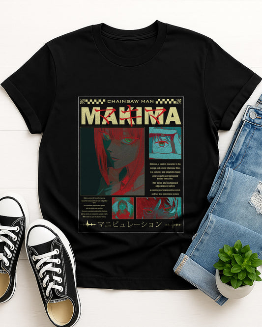 Makima | Chainsaw Man | Unisex Premium Anime Design Tshirt