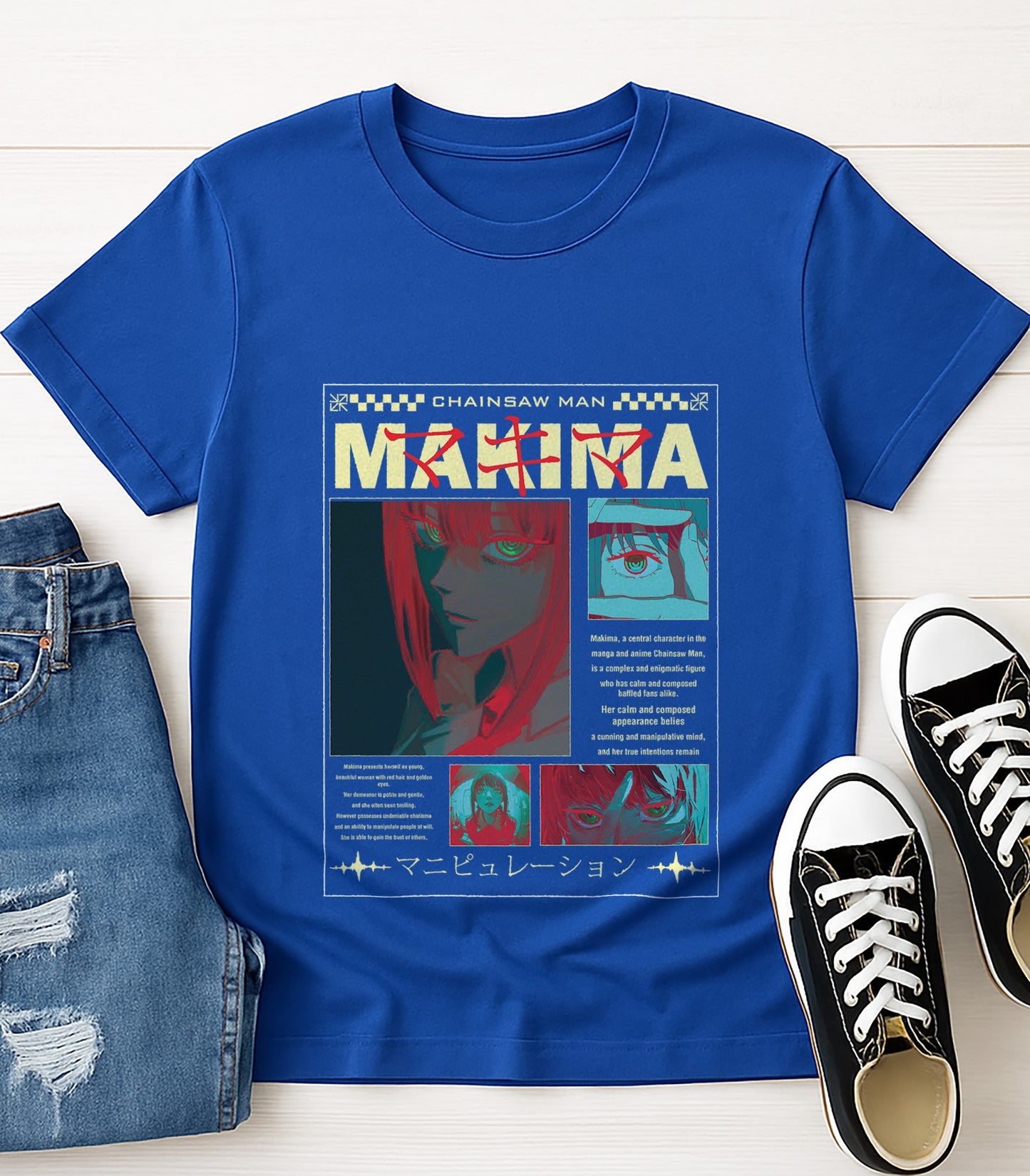 Makima | Chainsaw Man | Unisex Premium Anime Design Tshirt