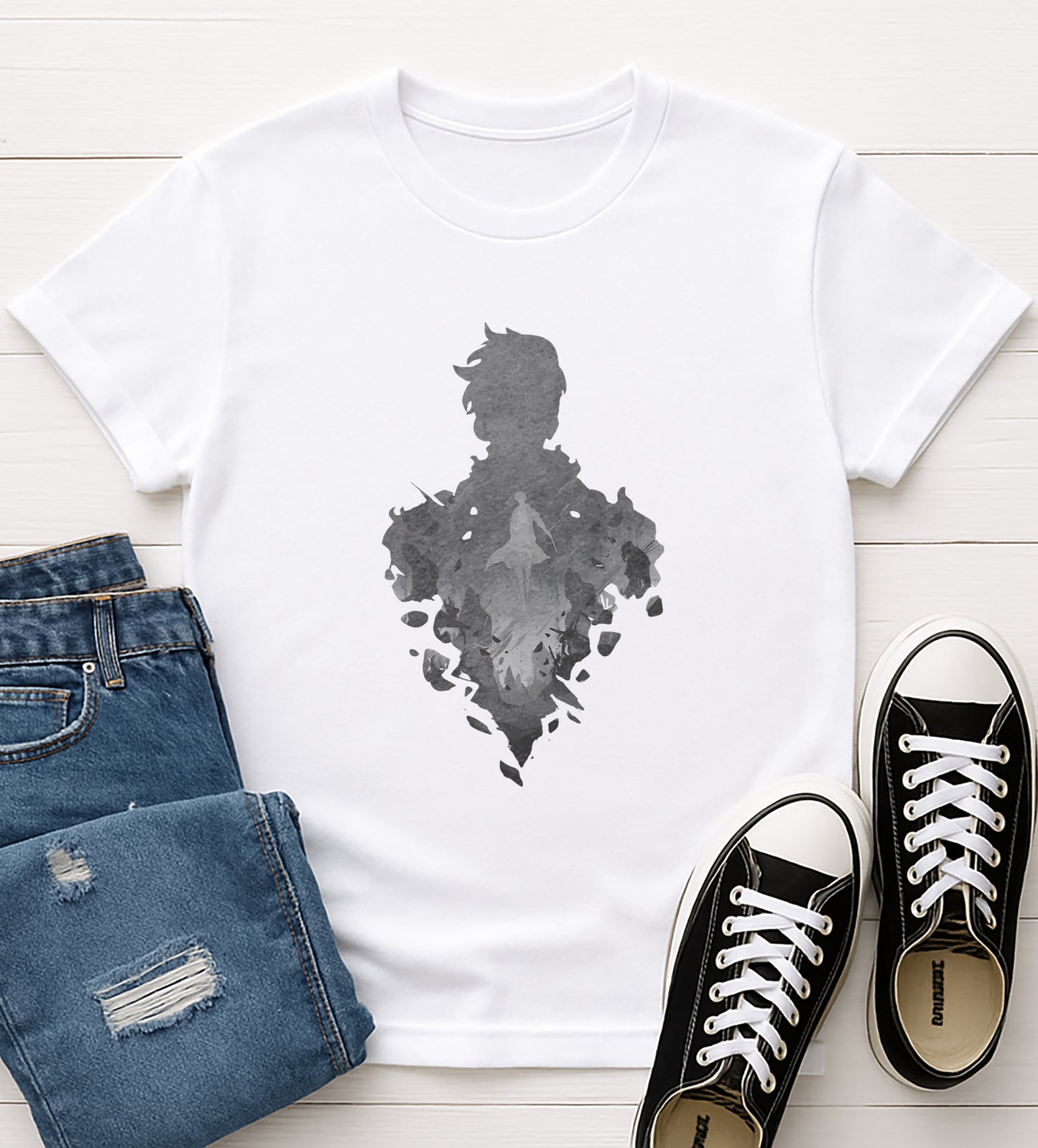 Mystical Silhouette Solo Leveling | Unisex Premium Tshirt