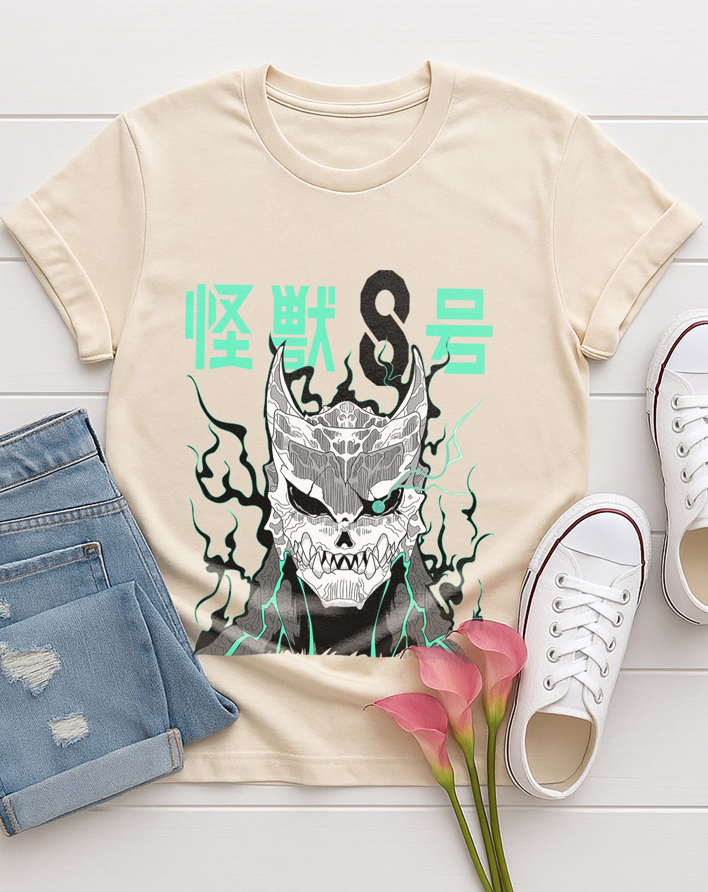 Kaijou no 8 | Unisex Premium Anime Design Tshirt