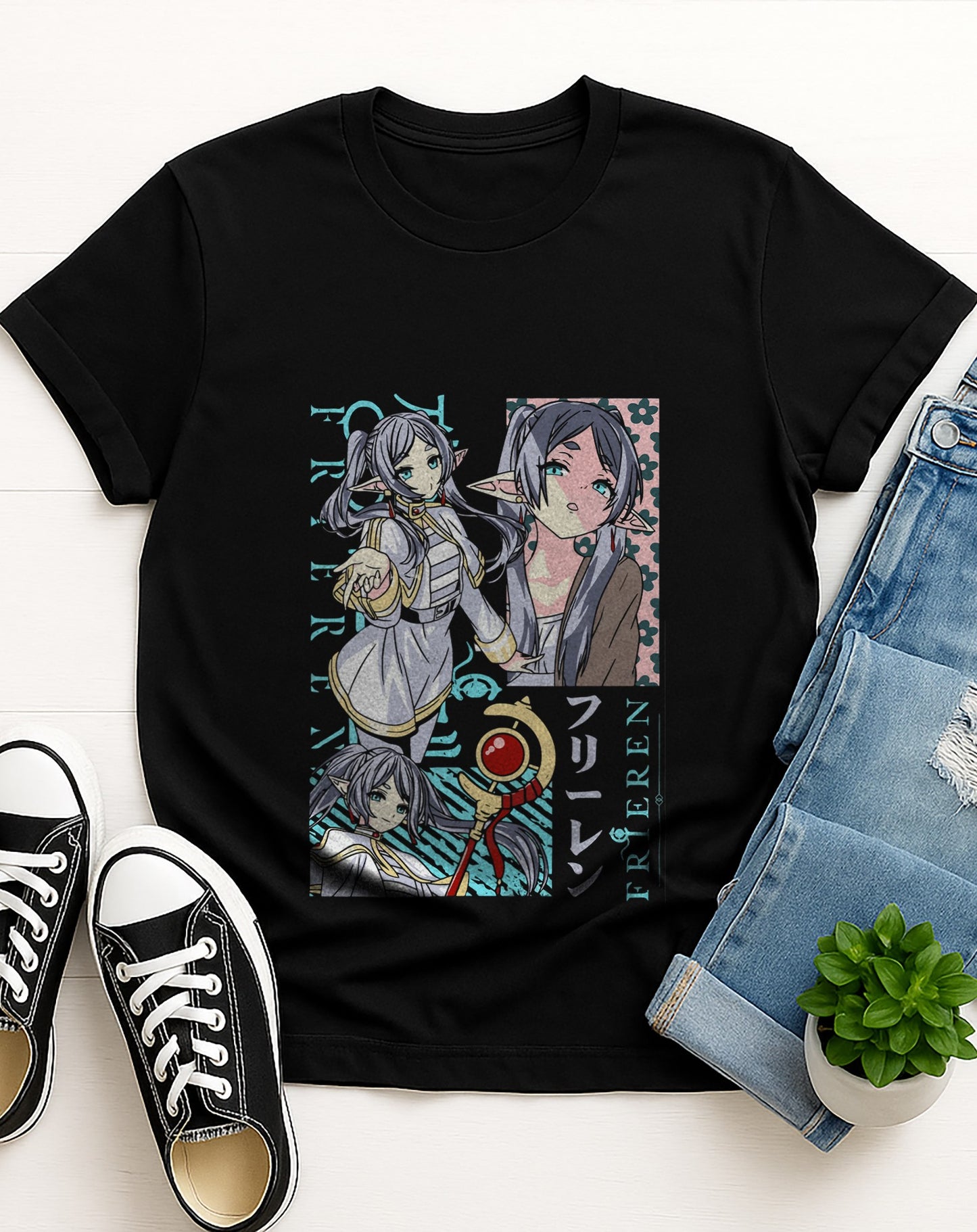 Frieren | Unisex Premium Anime Design Tshirt