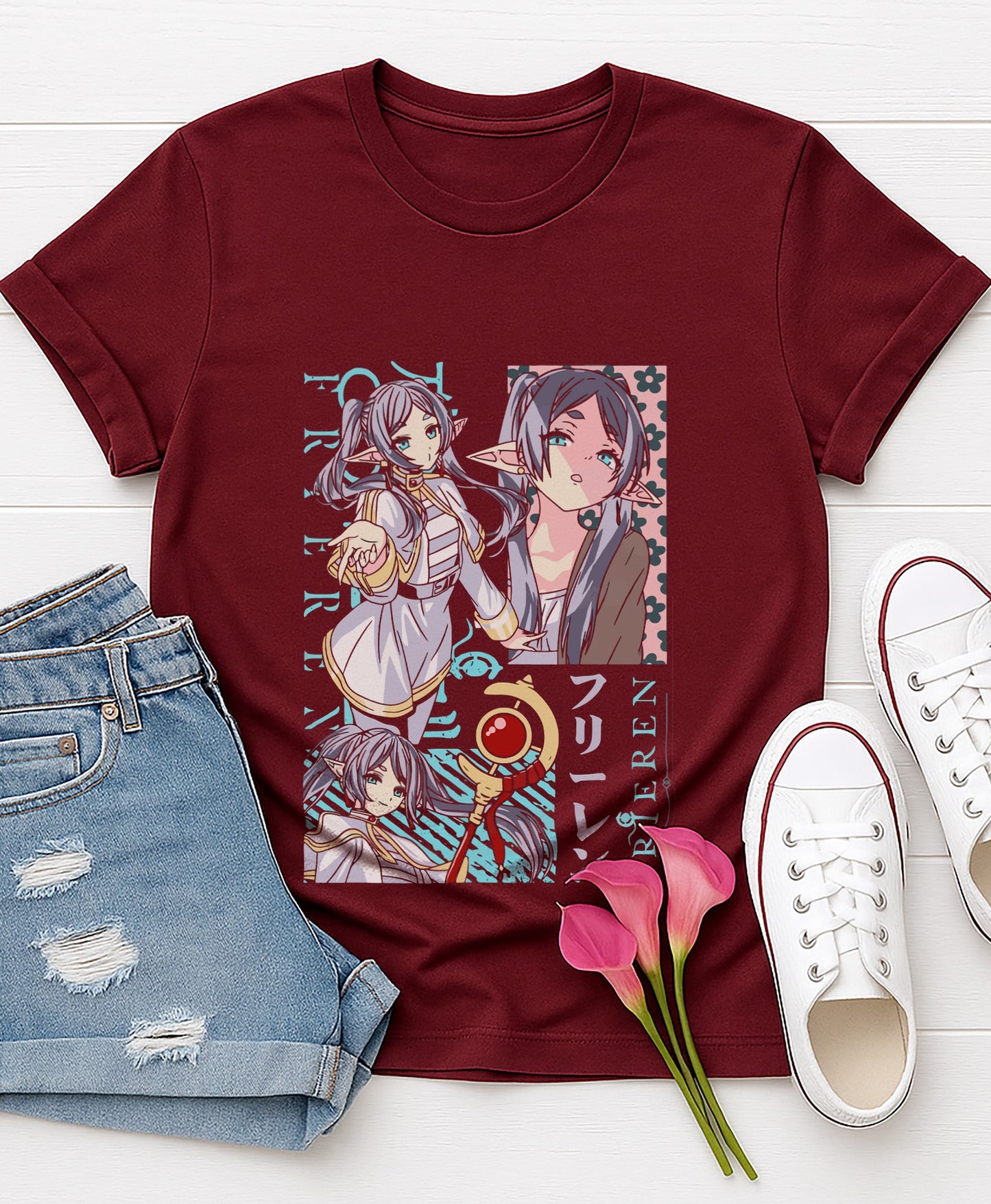 Frieren | Unisex Premium Anime Design Tshirt