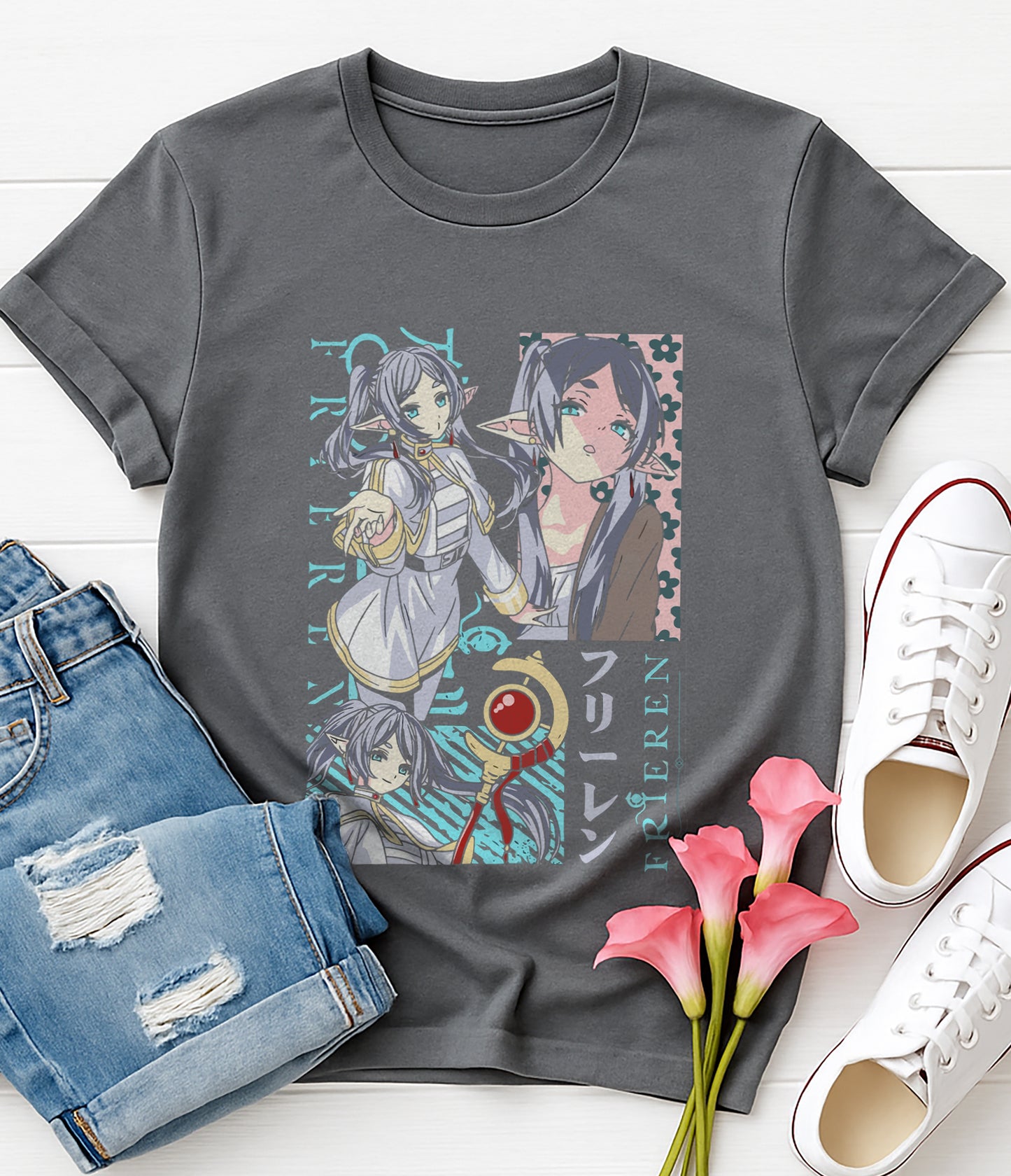 Frieren | Unisex Premium Anime Design Tshirt