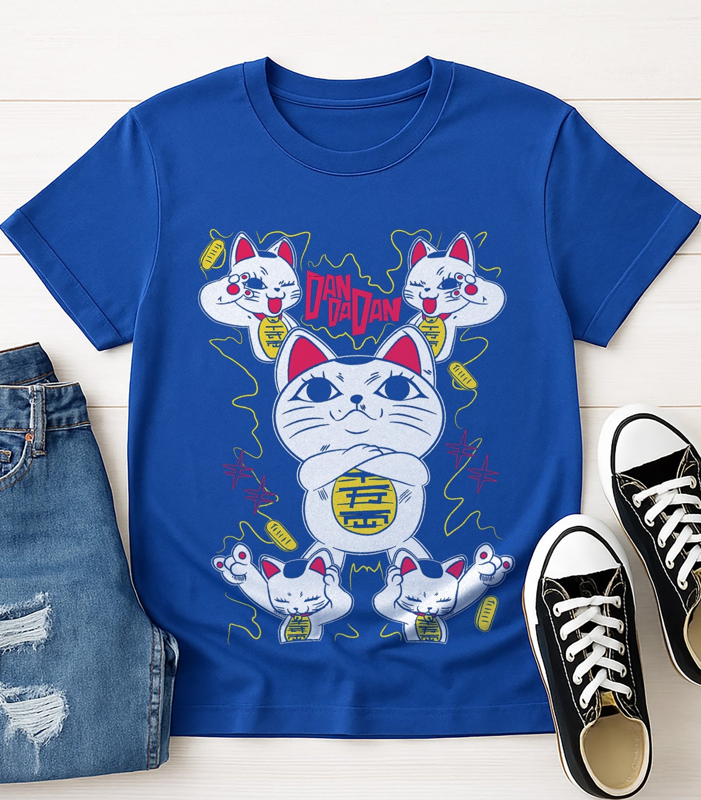 Turbo Cat | DanDanDan | Unisex Premium Anime Design Tshirt