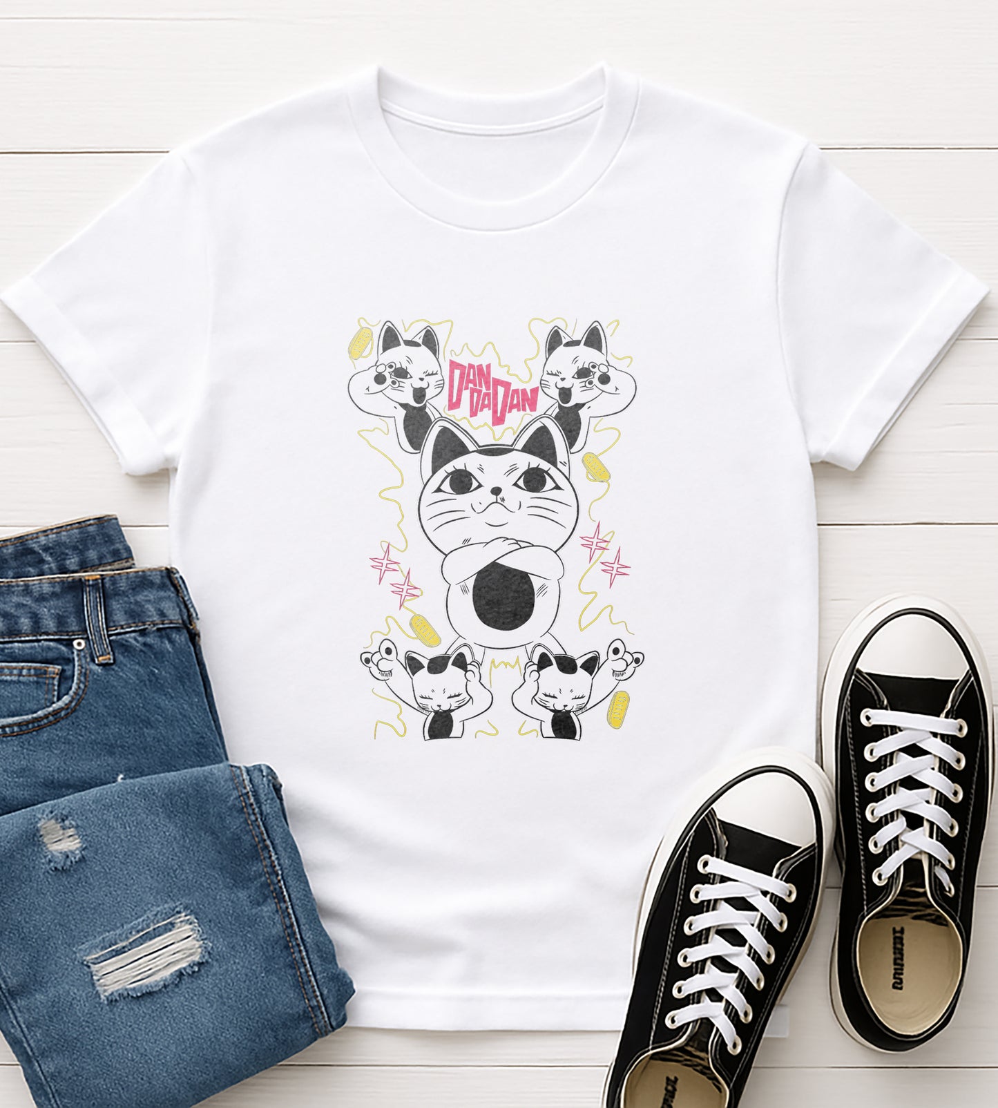 Turbo Cat | DanDanDan | Unisex Premium Anime Design Tshirt