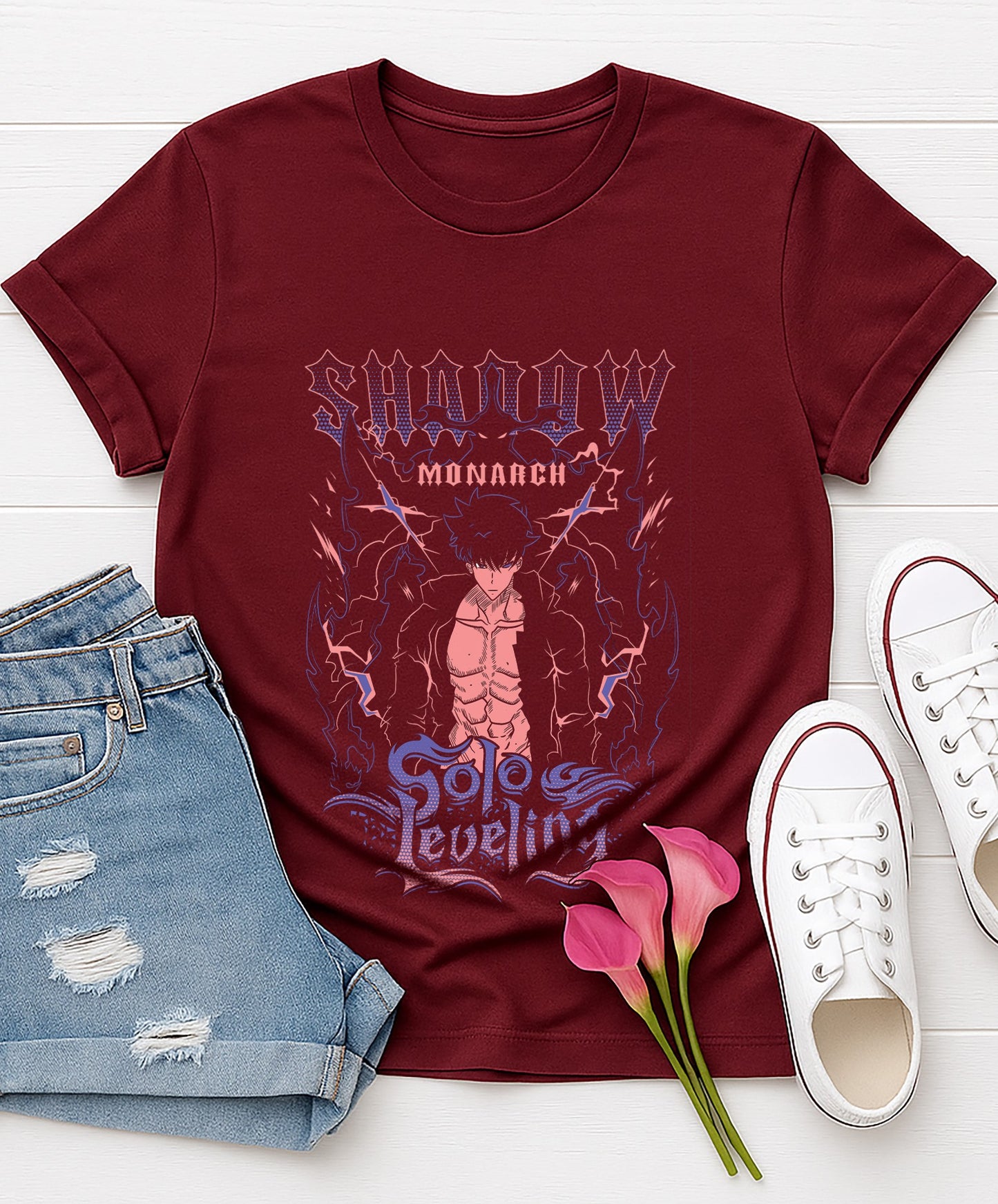 Sung Jin-woo | Solo Leveling | Unisex Premium Anime Design Tshirt