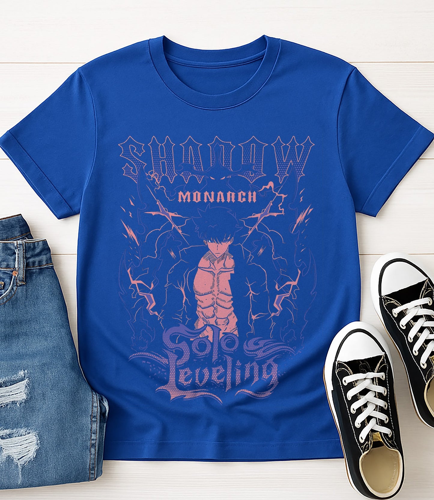 Sung Jin-woo | Solo Leveling | Unisex Premium Anime Design Tshirt