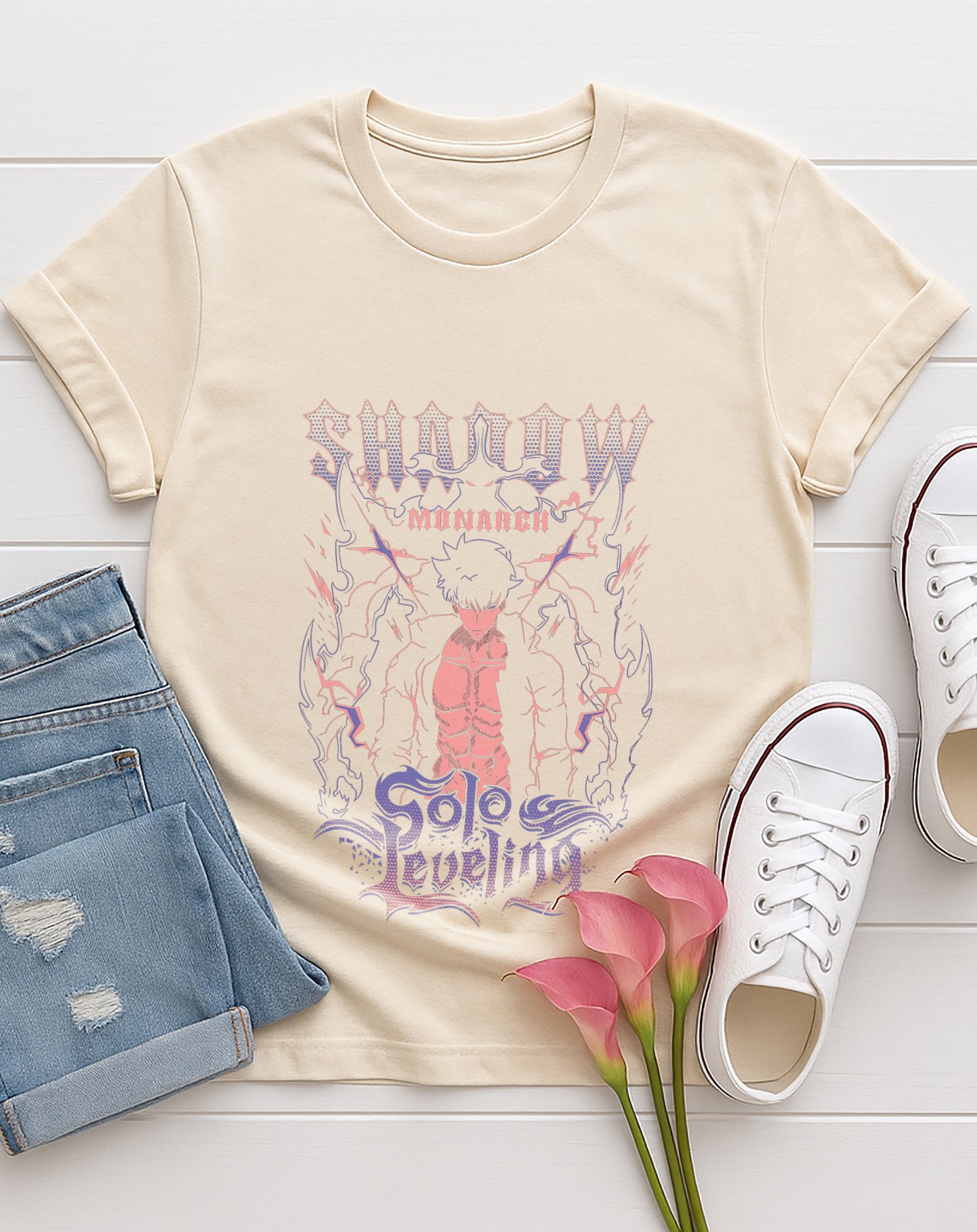 Sung Jin-woo | Solo Leveling | Unisex Premium Anime Design Tshirt
