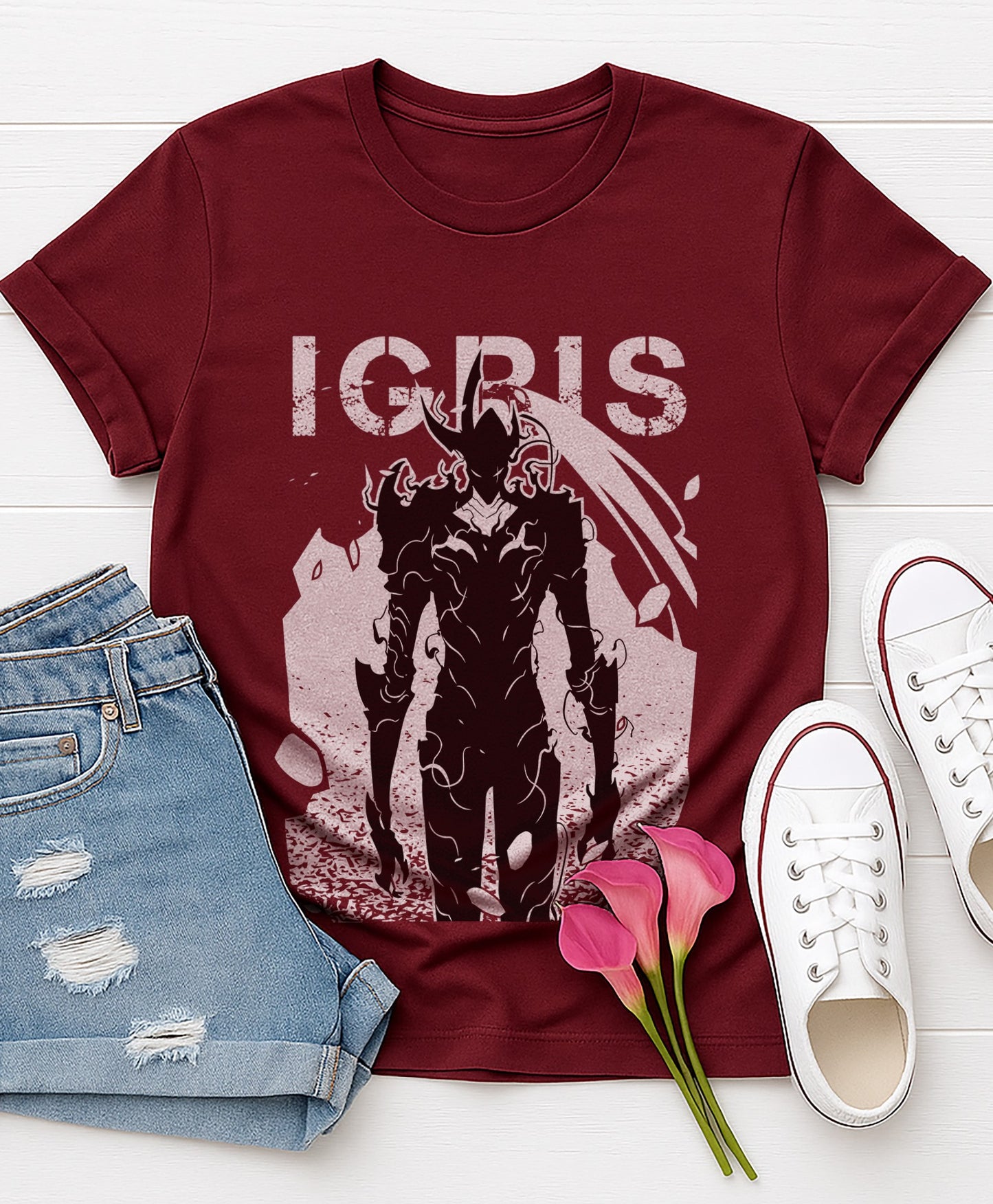 Igris | Solo Leveling | Unisex Premium Anime Design Tshirt