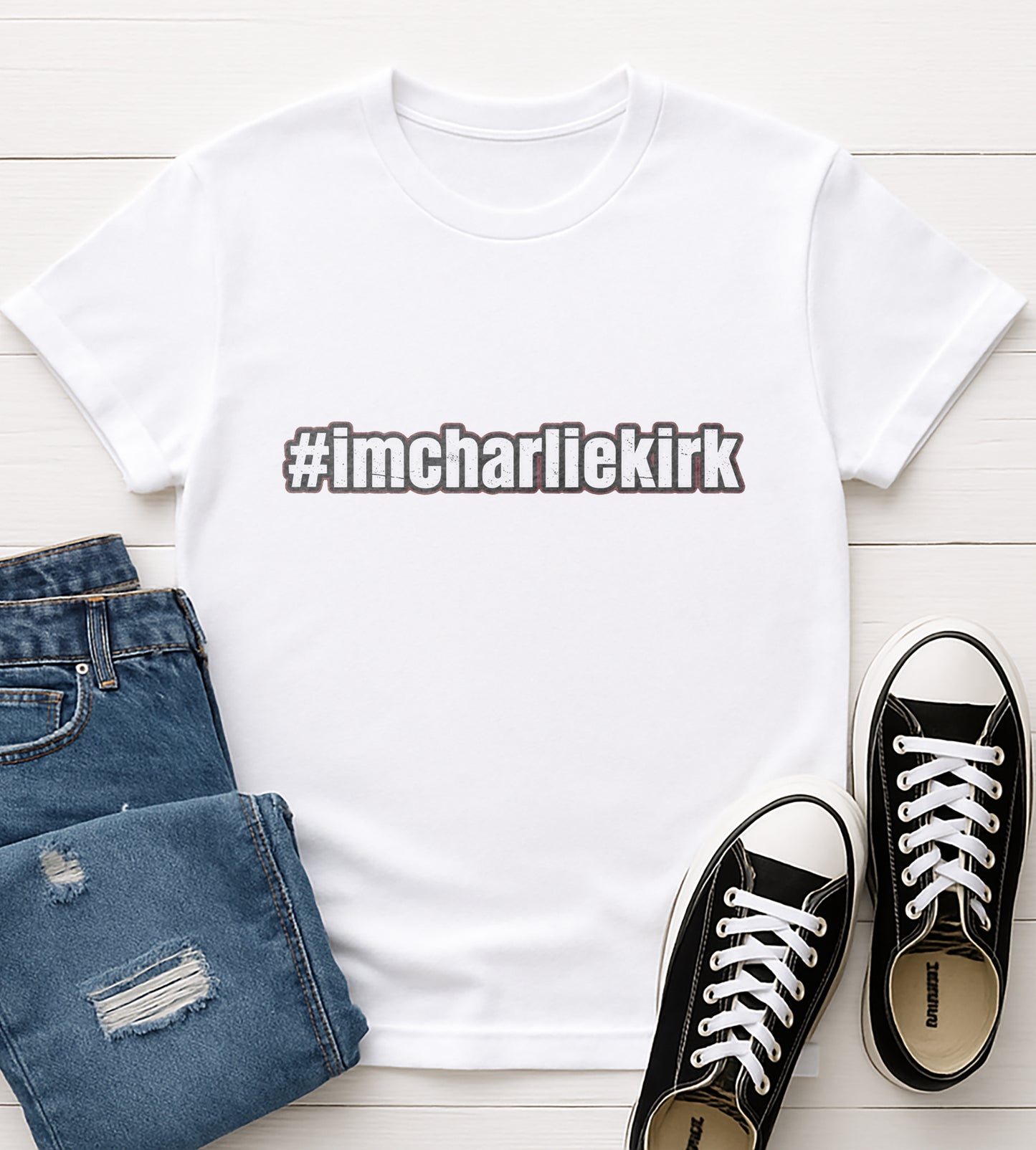 #imcharlikirk Unisex Softstyle T-Shirt, Casual Tee, Statement Shirt, Gift for Fans, Everyday Wear, Humor Apparel
