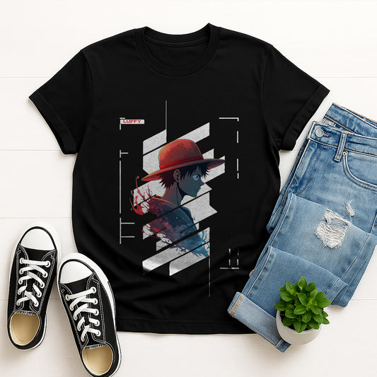 Stylish Luffy Tee for One Piece Lover, Casual Unisex T-Shirt