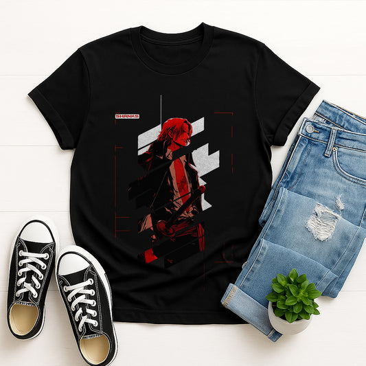 Unisex Softstyle Graphic Tee Red Hair Shanks