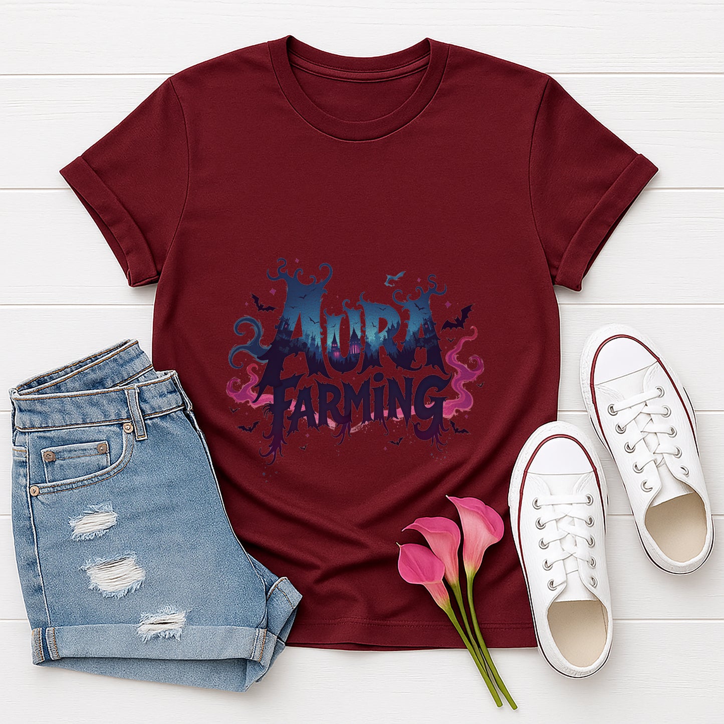 Aura Farming Unisex Softstyle T-Shirt