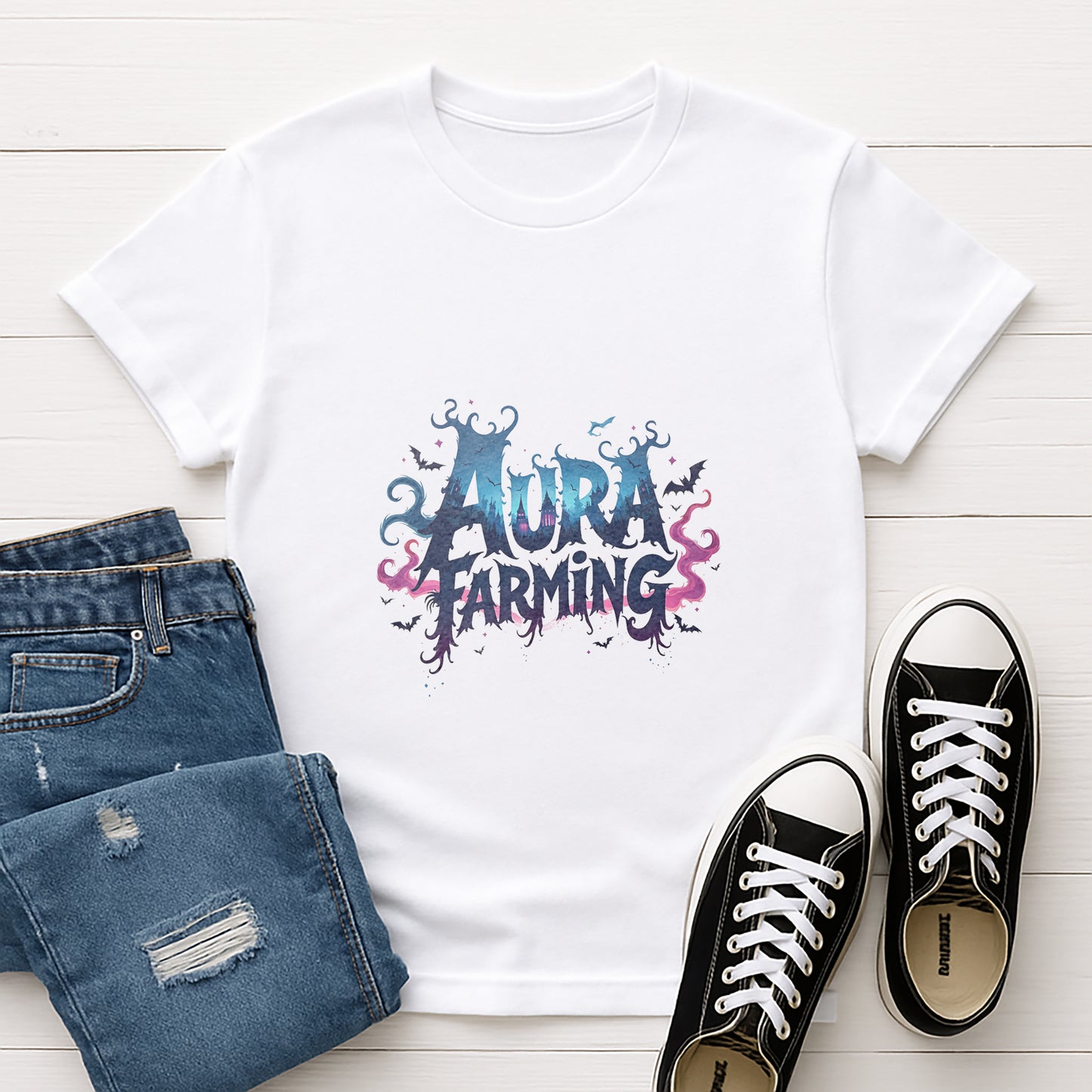 Aura Farming Unisex Softstyle T-Shirt