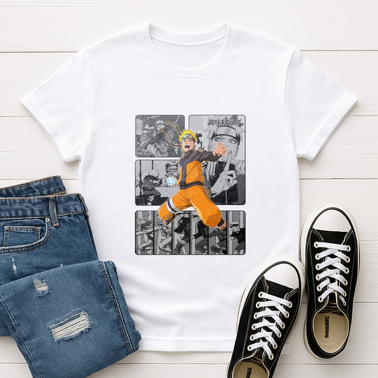 Naruto Unisex Softstyle T-Shirt, Anime Gift, Fan Apparel