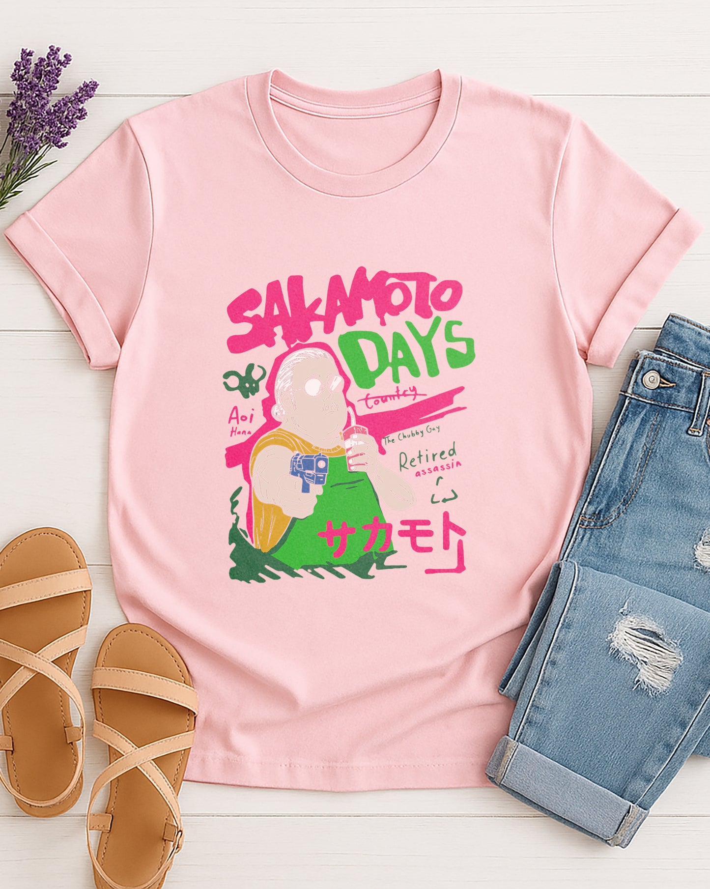 Sakamoto | | Unisex Premium Anime Design Tshirt