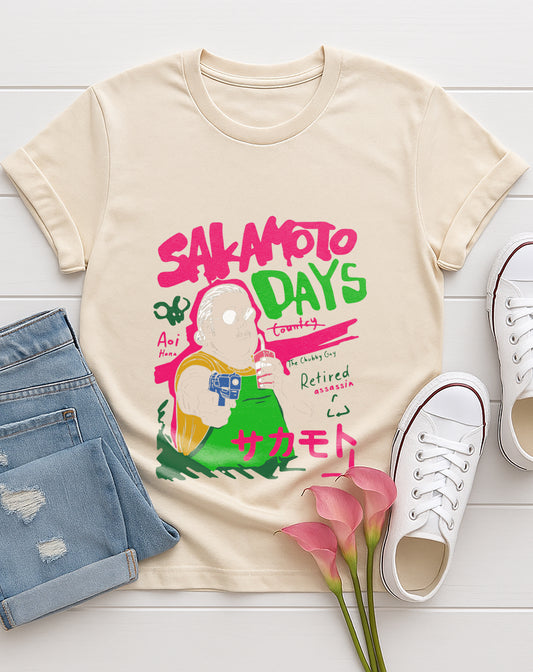 Sakamoto | | Unisex Premium Anime Design Tshirt