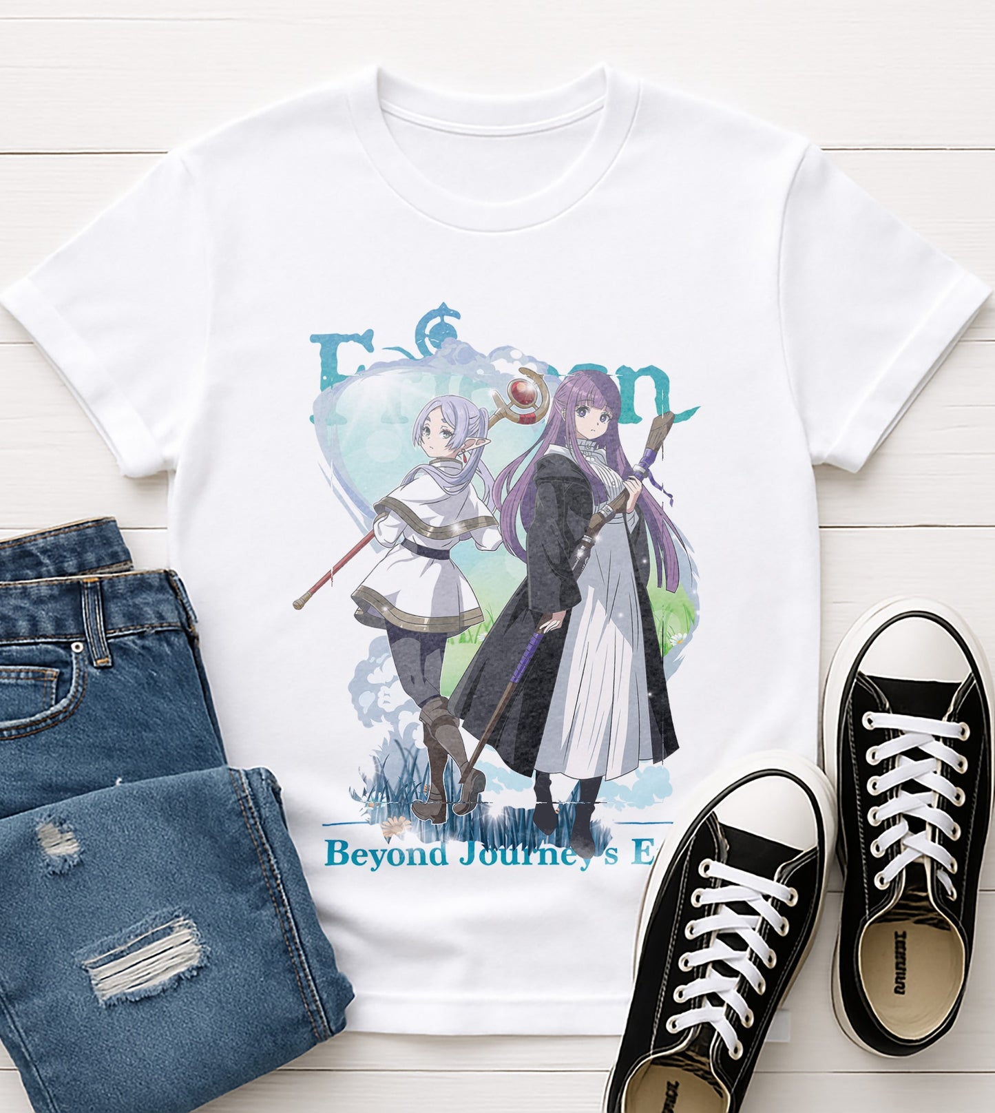 Frieren | Unisex Premium Anime Design Tshirt