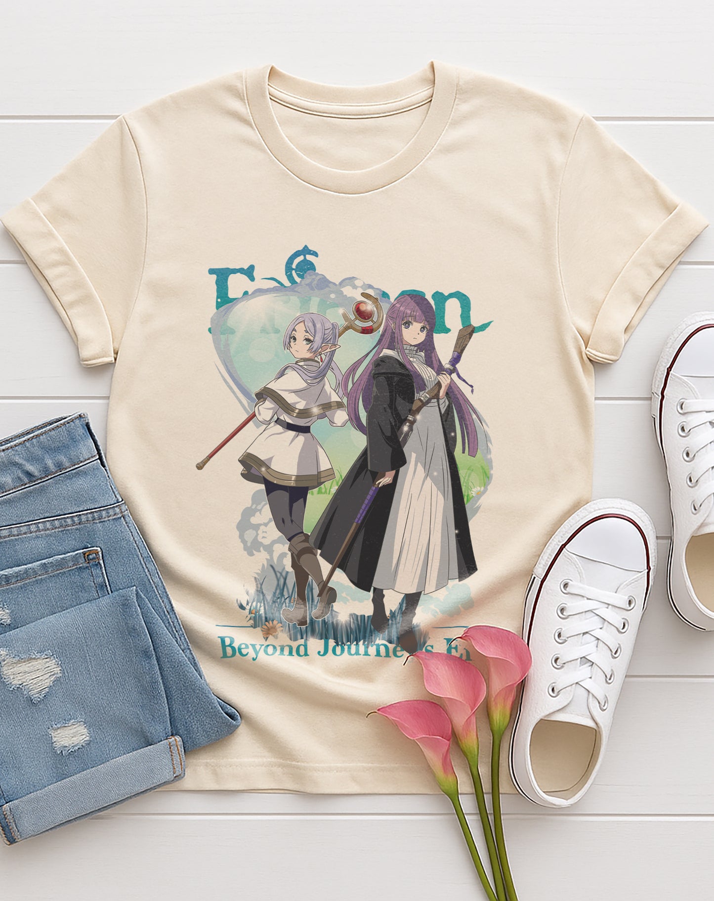 Frieren | Unisex Premium Anime Design Tshirt