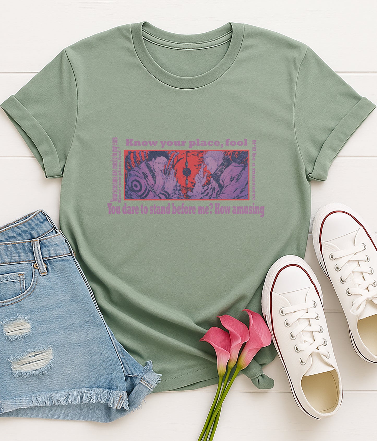 Gojo vs Sukuna | Unisex Premium Tshirt