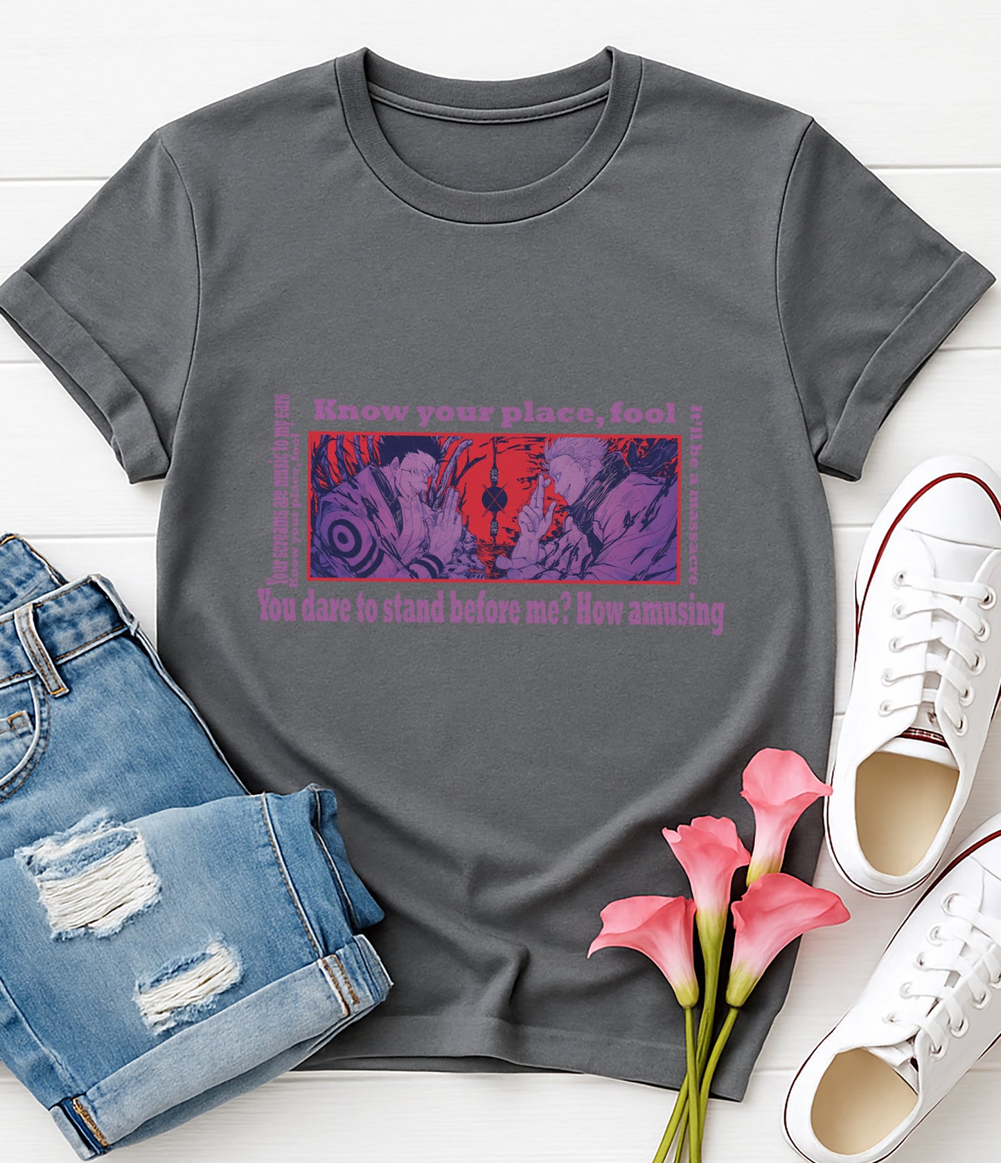Gojo vs Sukuna | Unisex Premium Tshirt