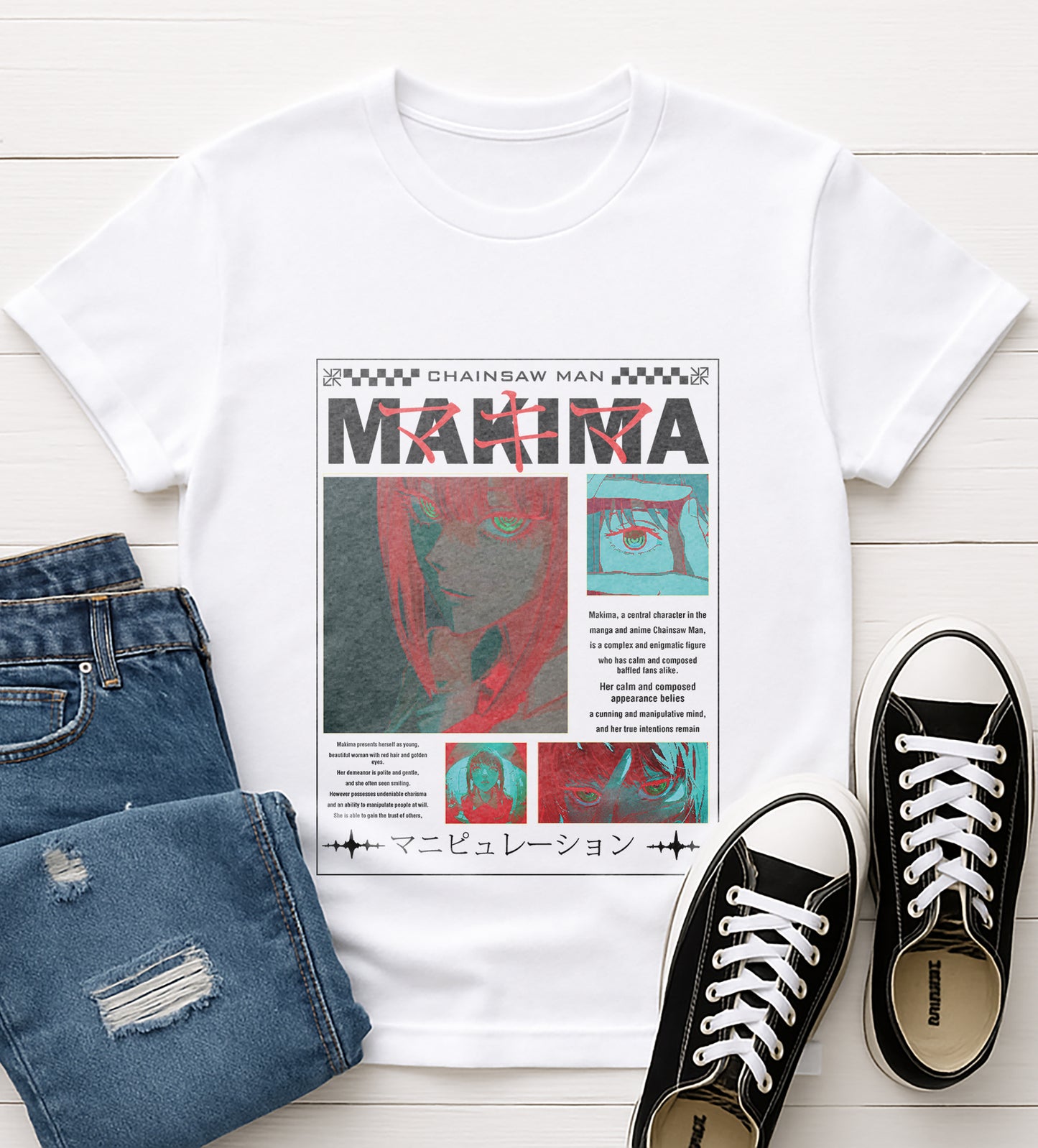 Makima | Chainsaw Man | Unisex Premium Anime Design Tshirt