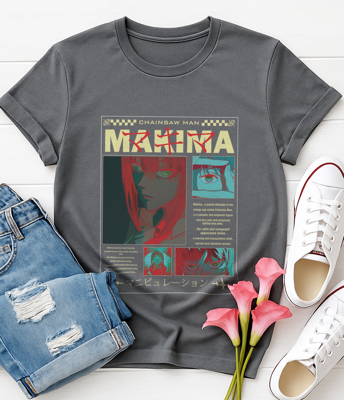 Makima | Chainsaw Man | Unisex Premium Anime Design Tshirt