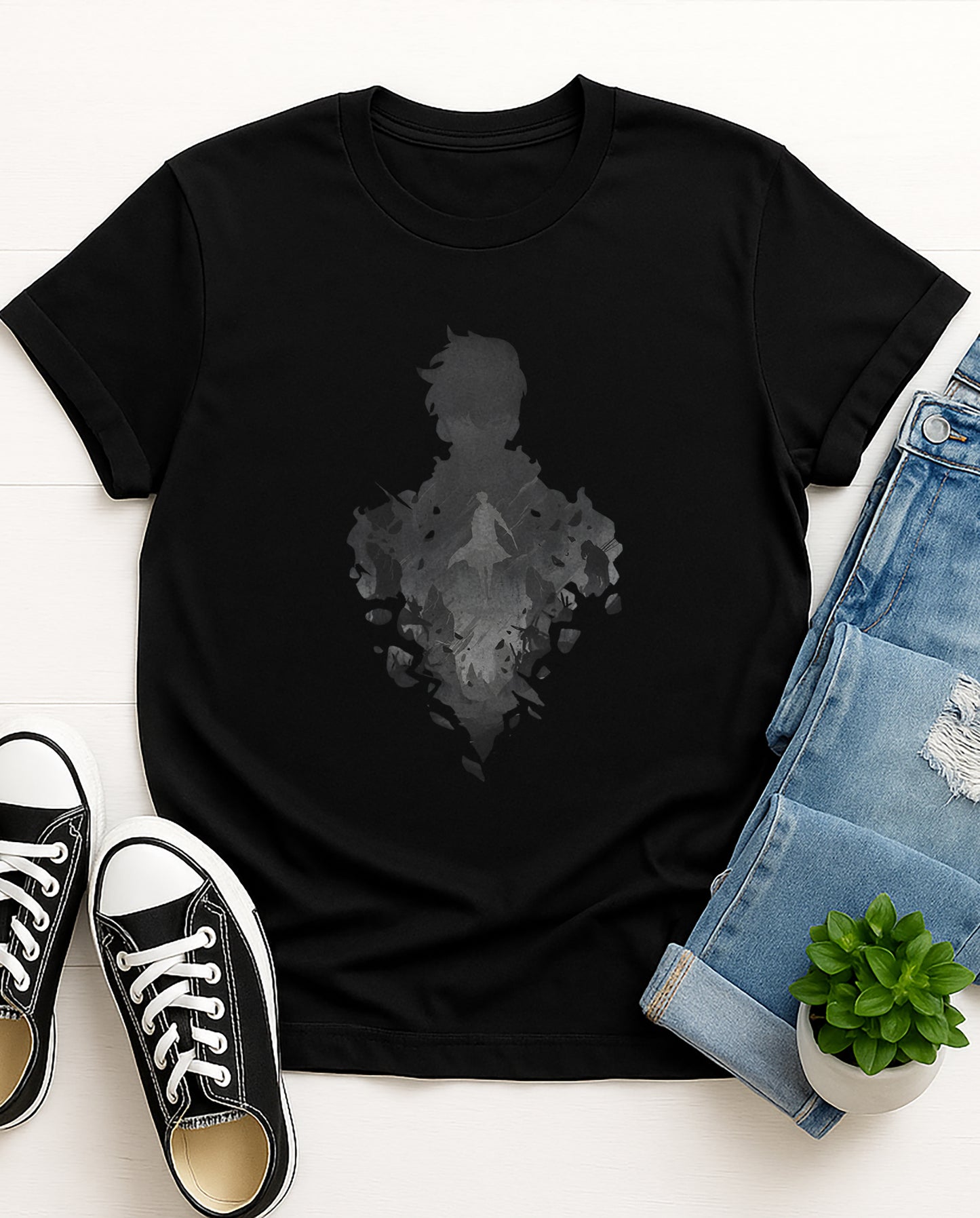Mystical Silhouette Solo Leveling | Unisex Premium Tshirt