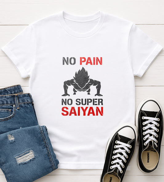 Dragon Ball Z No Pain No Super Saiyan | Unisex Premium Tshirt