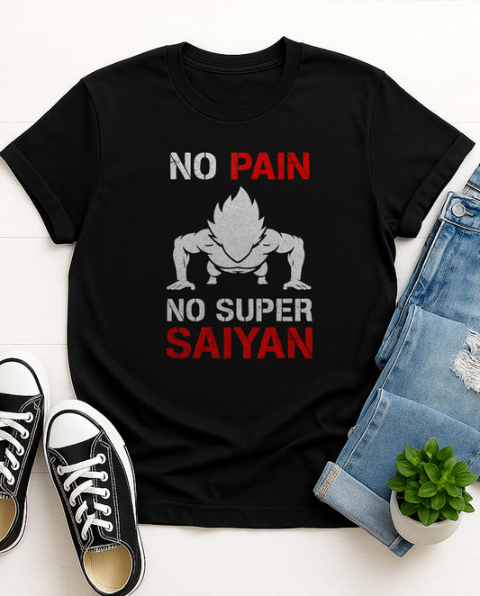 Dragon Ball Z No Pain No Super Saiyan | Unisex Premium Tshirt