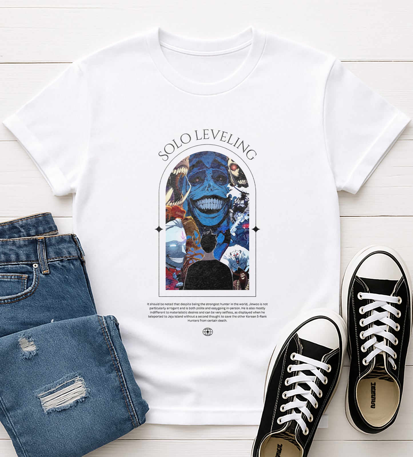 Solo Leveling Statue | Unisex Premium Tshirt