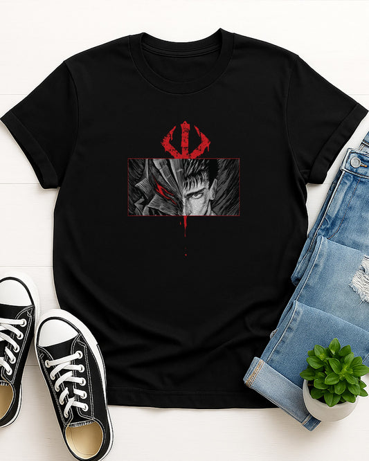 Berserk Graphic Unisex T-Shirt, Anime Style Tee