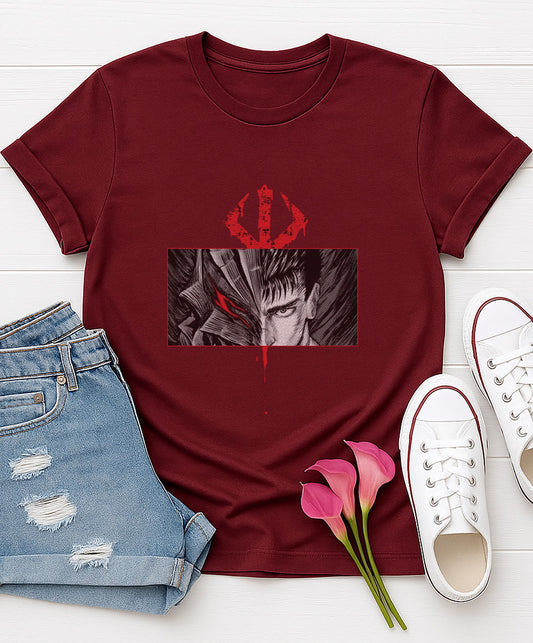Berserk Graphic Unisex T-Shirt, Anime Style Tee