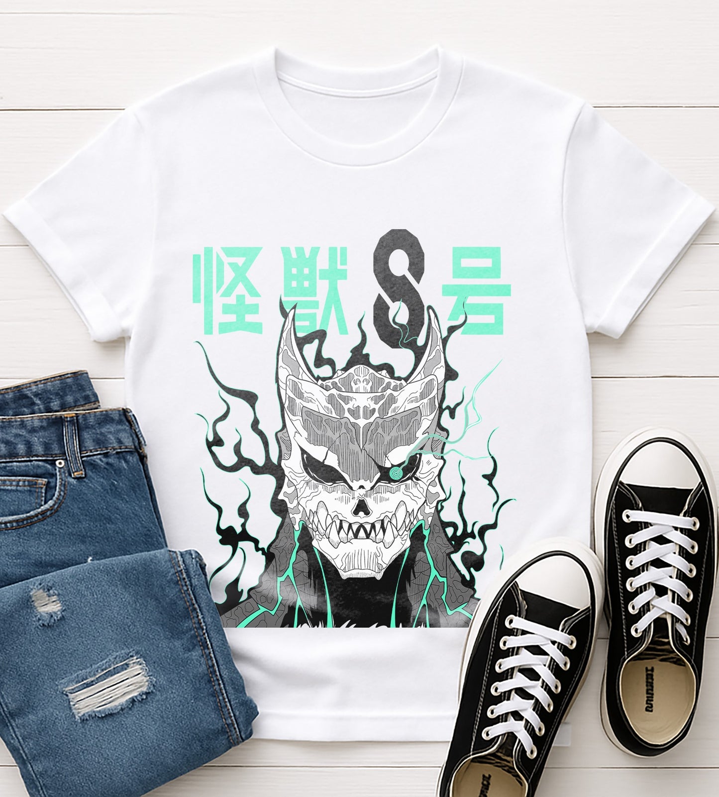 Kaijou no 8 | Unisex Premium Anime Design Tshirt
