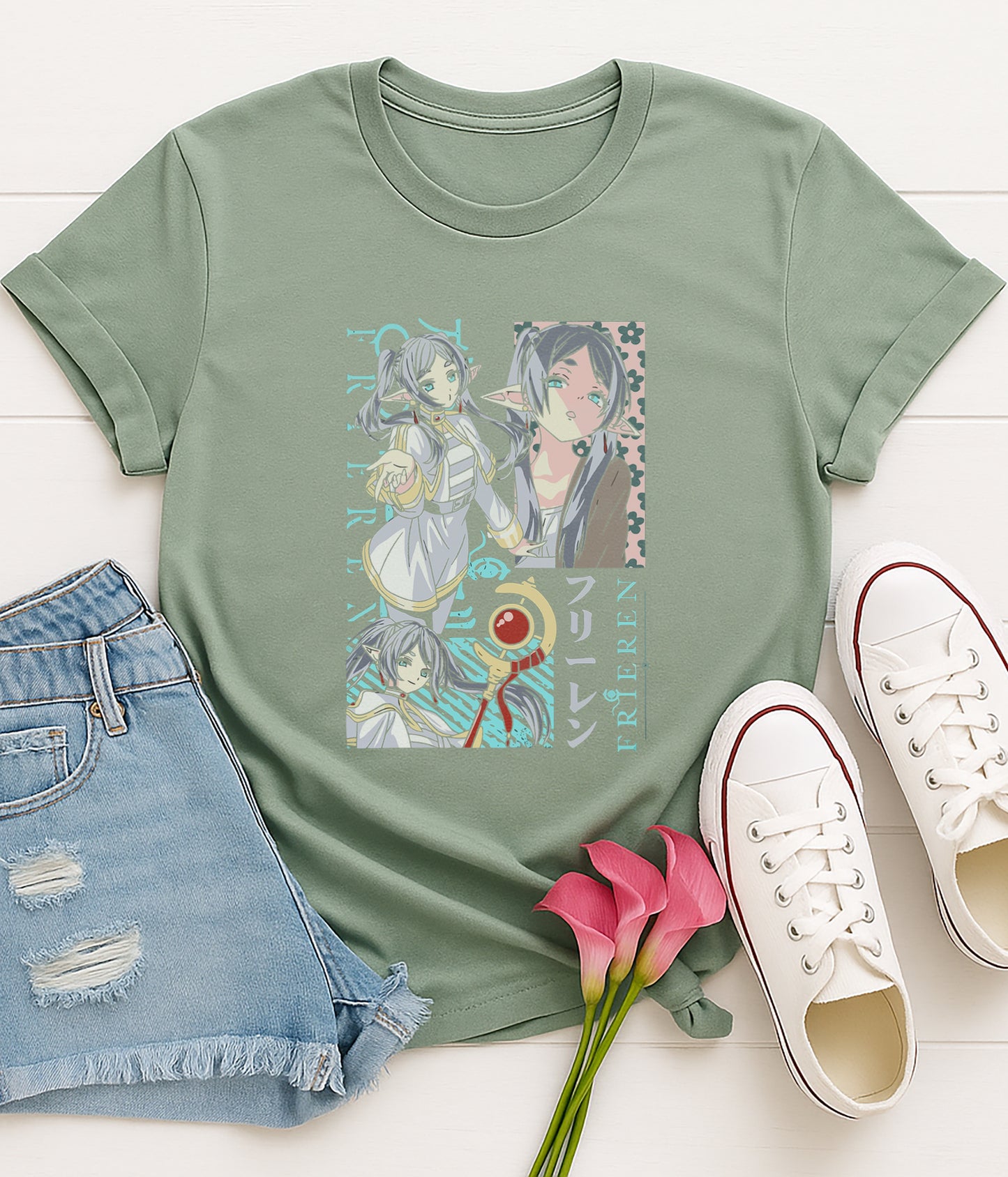 Frieren | Unisex Premium Anime Design Tshirt