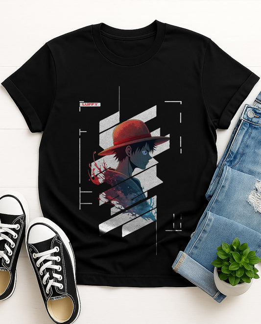 Luffy Cyber Themed | Unisex Premium Tshirt