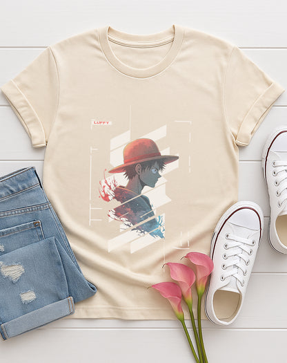 Luffy Cyber Themed | Unisex Premium Tshirt