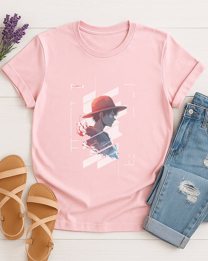 Luffy Cyber Themed | Unisex Premium Tshirt