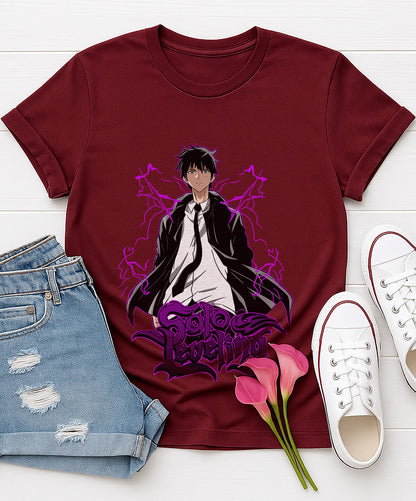 Sung Jin-woo | Solo Leveling | Unisex Premium Anime Design Tshirt