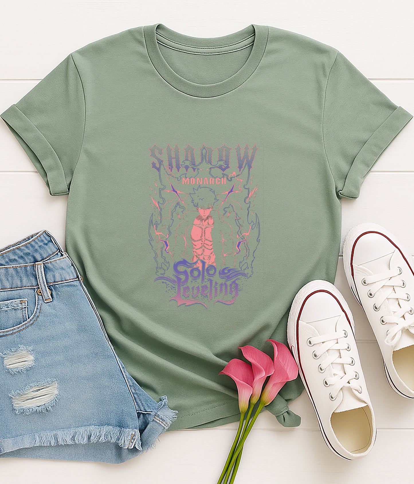 Sung Jin-woo | Solo Leveling | Unisex Premium Anime Design Tshirt