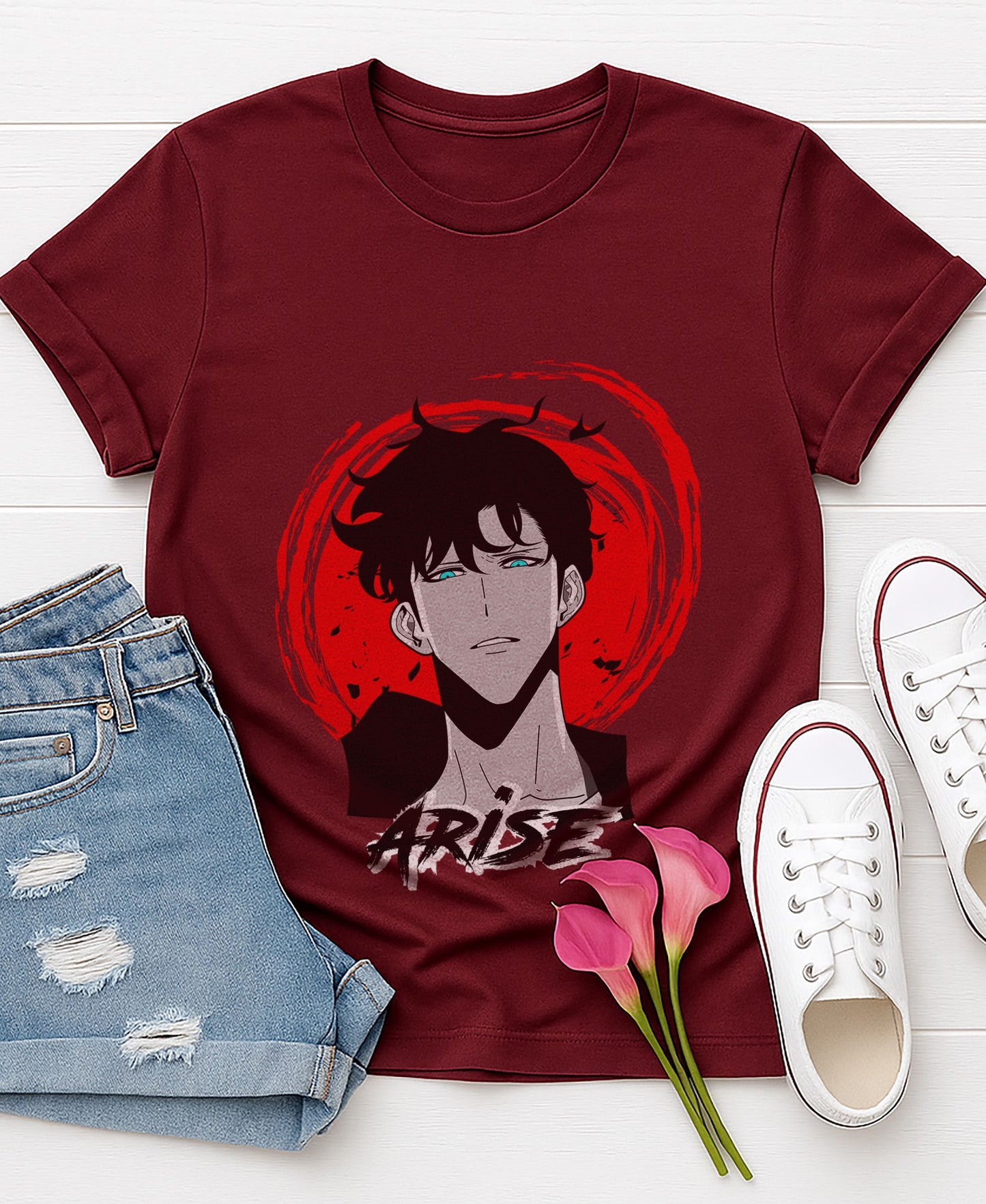 Sung Jin-woo | Solo Leveling | Unisex Premium Anime Design Tshirt
