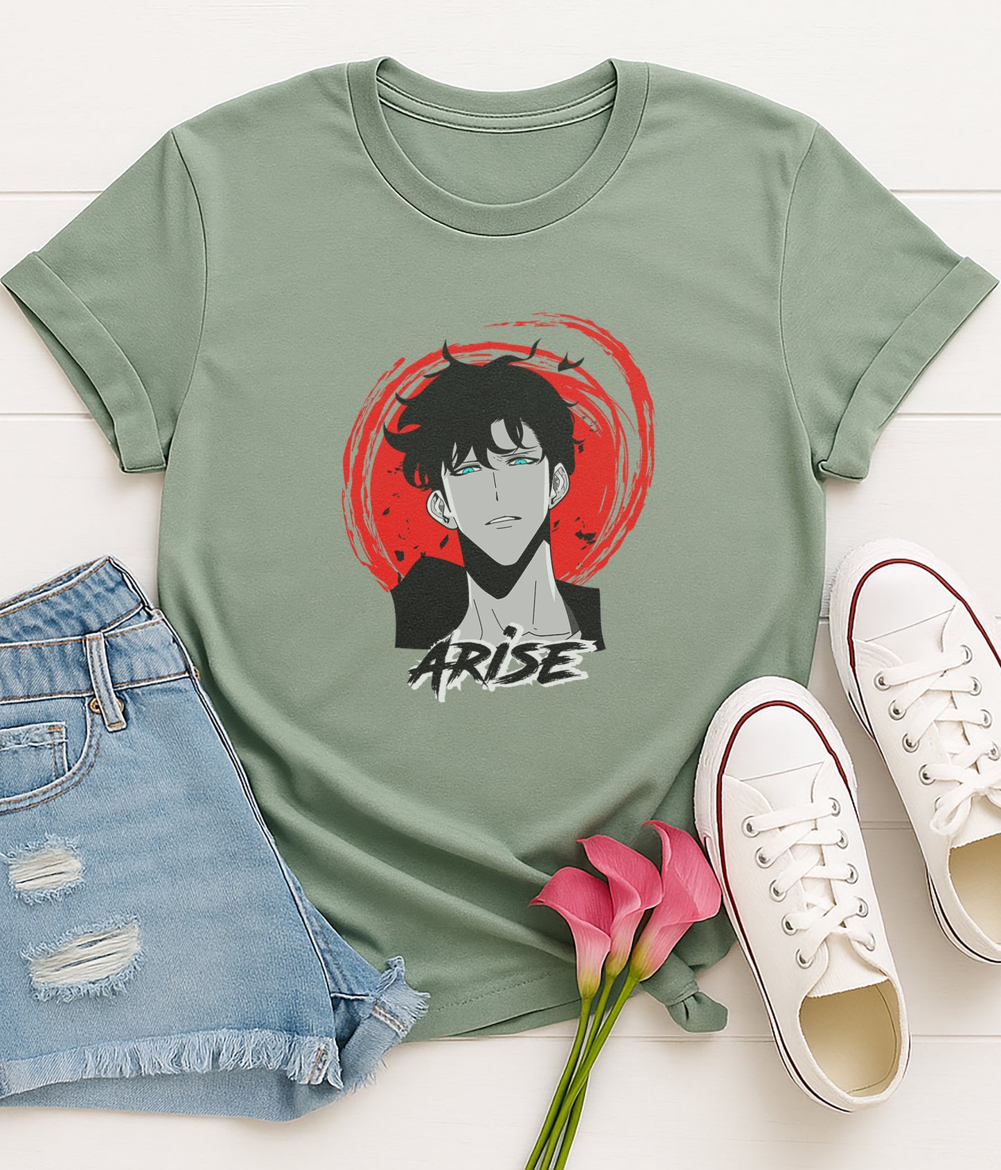 Sung Jin-woo | Solo Leveling | Unisex Premium Anime Design Tshirt