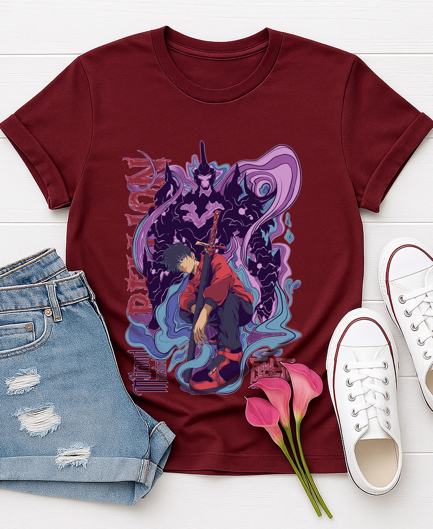 Solo Leveling | Unisex Premium Anime Design Tshirt