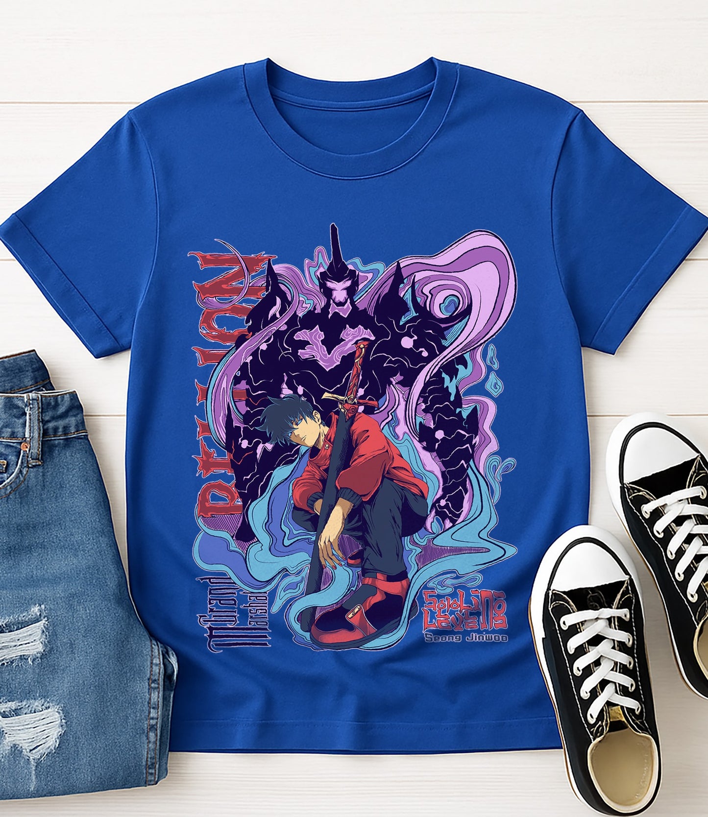 Solo Leveling | Unisex Premium Anime Design Tshirt