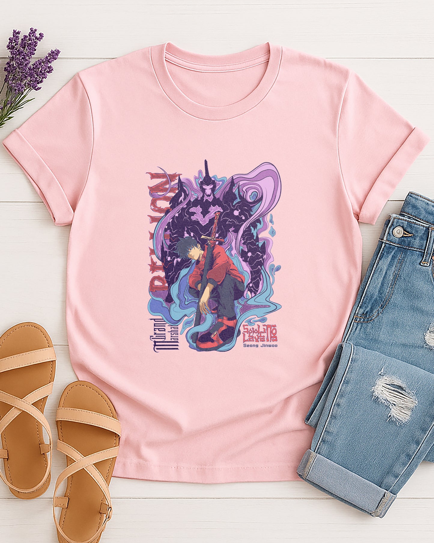 Solo Leveling | Unisex Premium Anime Design Tshirt