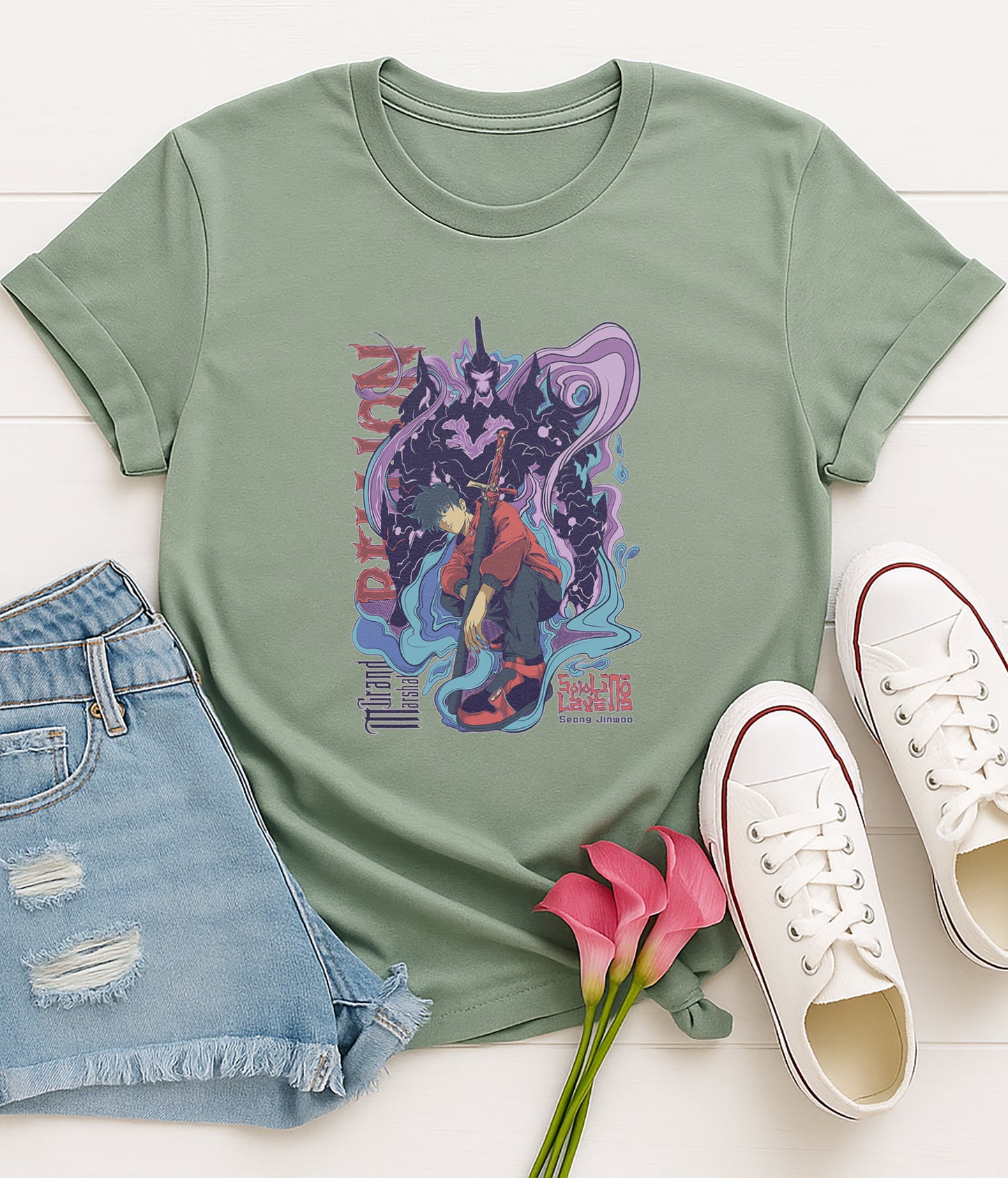 Solo Leveling | Unisex Premium Anime Design Tshirt