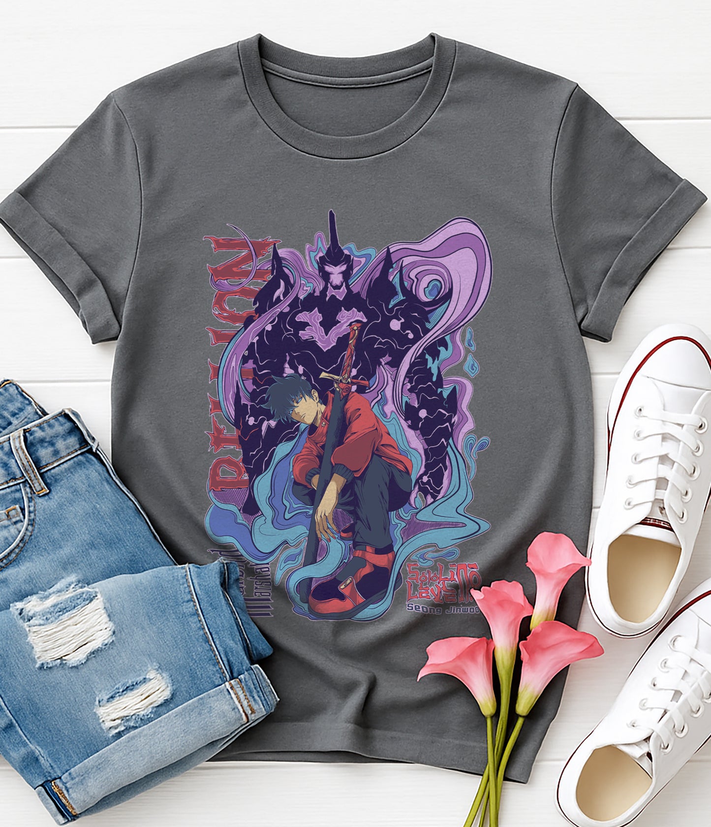 Solo Leveling | Unisex Premium Anime Design Tshirt