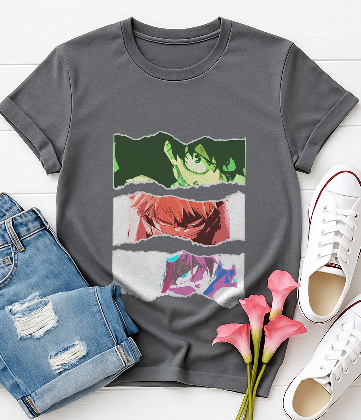 My Hero Academia Trio | Unisex Premium Tshirt