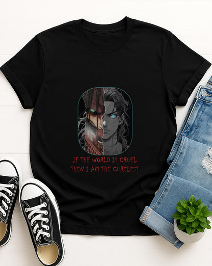 Unisex Graphic Tee, Anime T-Shirt, Casual Wear, Gift for Fans, Statement Shirt, Softstyle Cotton Top