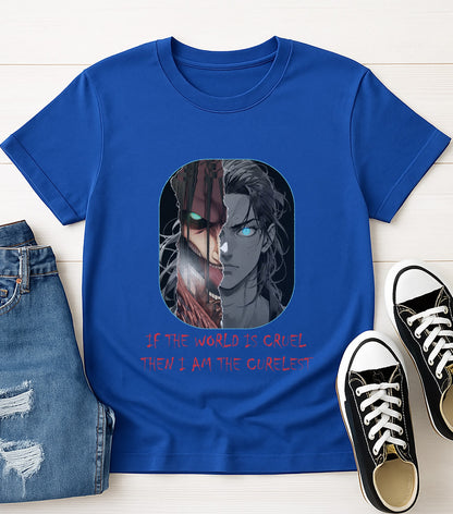 Unisex Graphic Tee, Anime T-Shirt, Casual Wear, Gift for Fans, Statement Shirt, Softstyle Cotton Top